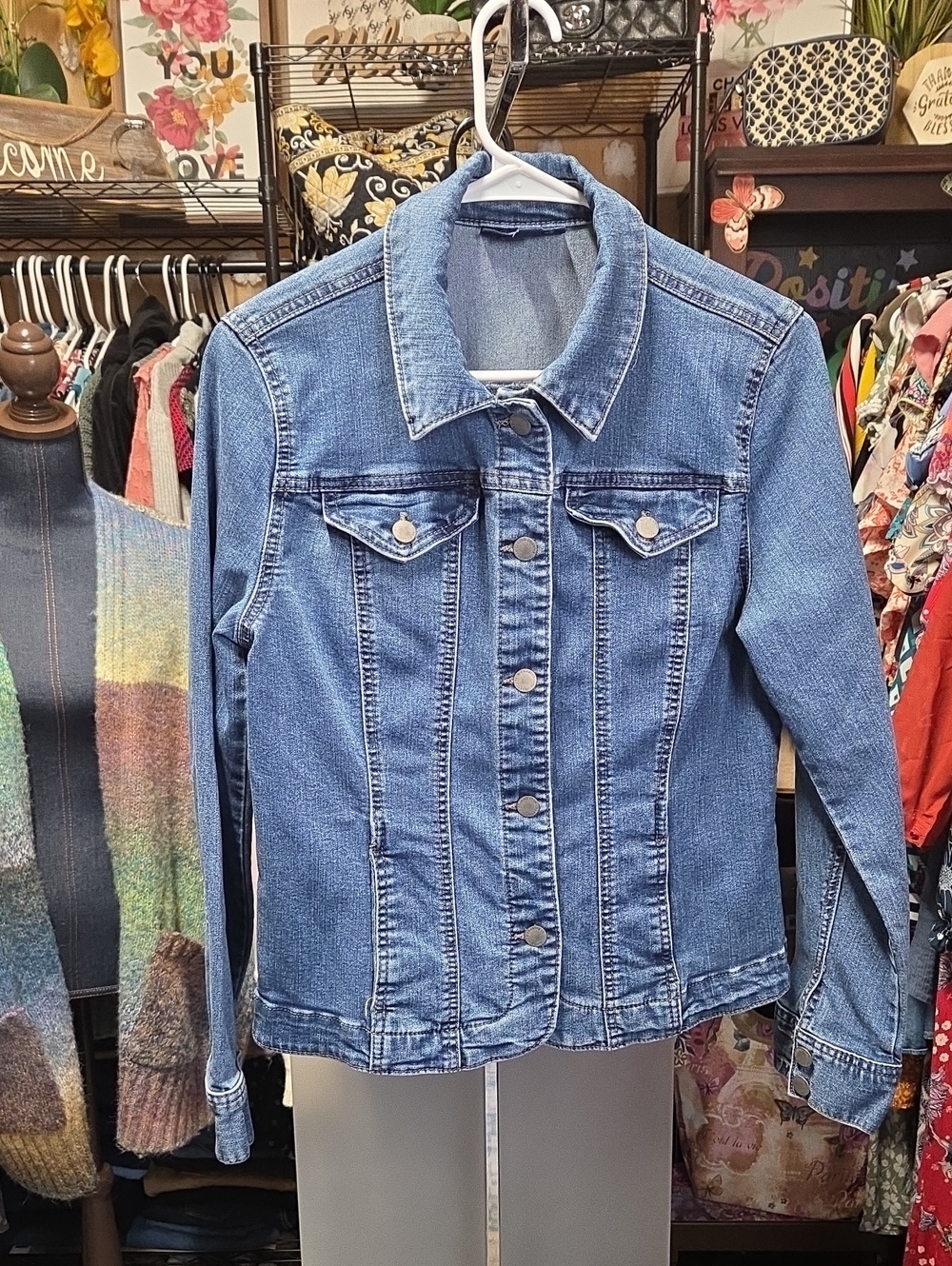 Charter Club Light Blue Denim Jean Jacket - Women's
